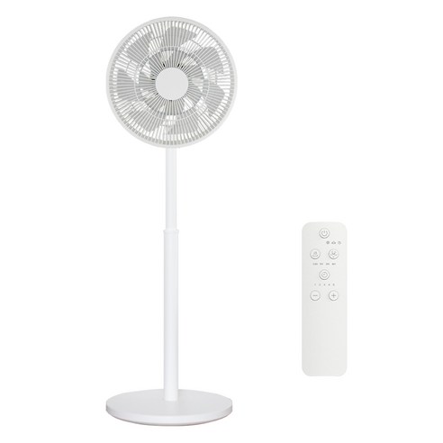 시프이컴 무소음 스마트 BLDC 스탠드형 무선 선풍기 화이트, CIF-WF01