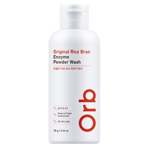 [5개] ORB 오리지널 쌀뜨물 미강효소 세안제, 5개, 70g
