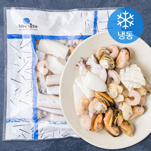 한주먹 프리미엄 해물 모듬 9종 (냉동), 500g, 1개
