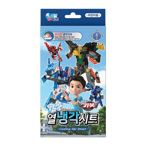 아텍스 헬로카봇 열냉각시트, 6개입, 2개