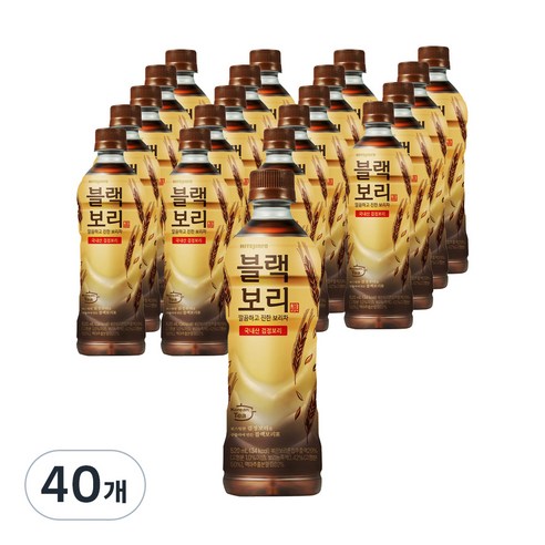 하이트진로 블랙보리 음료, 520ml, 40개