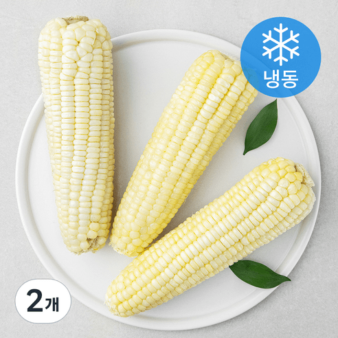삶은 옥수수 (냉동), 1kg, 2개