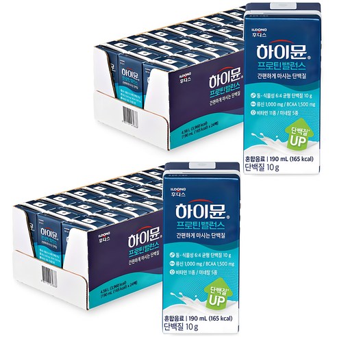 일동후디스 하이뮨 프로틴 밸런스 음료, 730ml, 6개