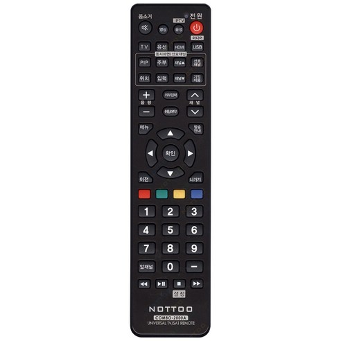 NOTTOO 설정형 국내외 중소기업TV 전용 리모컨, ComBo-2000A