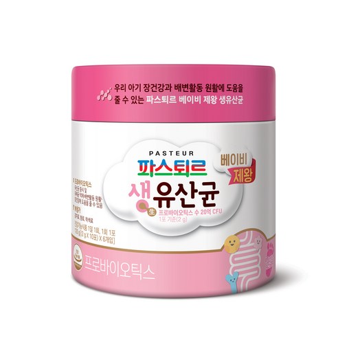 파스퇴르 베이비 제왕 생 유산균 60p, 120g, 1개