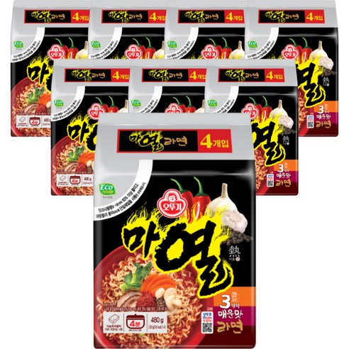 오뚜기 마열라면봉지, 13개
