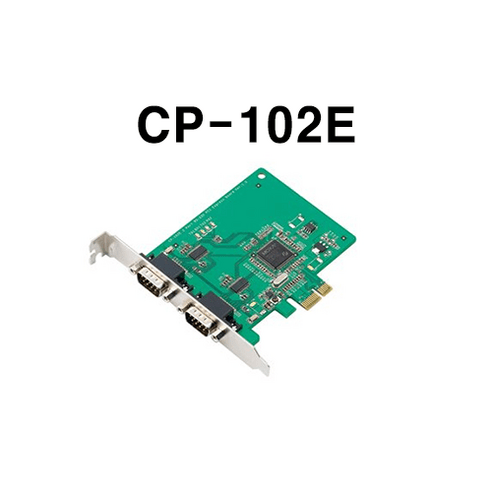 MOXA 2포트 PCI Express 시리얼통카드 CP-102E