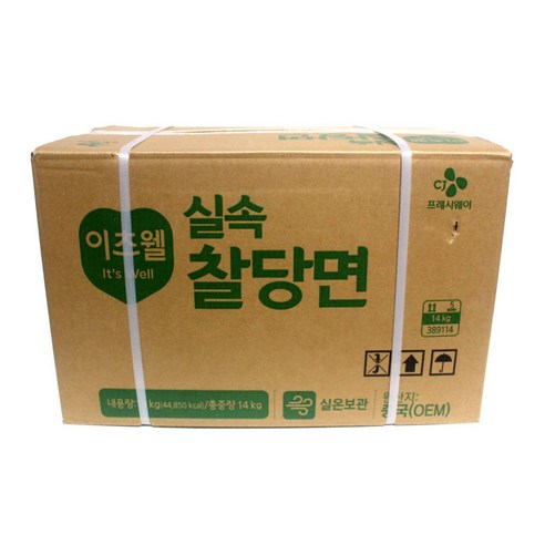 CJ프레시웨이 이츠웰 실속찰당면 14kg, 1개
