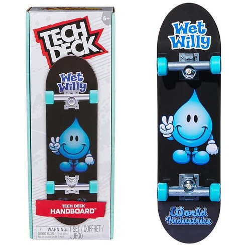 텍덱 TECH DECK DGK 핸드보드 정품 미니 스케이트보드 남아 및 여아용 어린이 장난감 만 6세 이상 (손만 사용), 1개