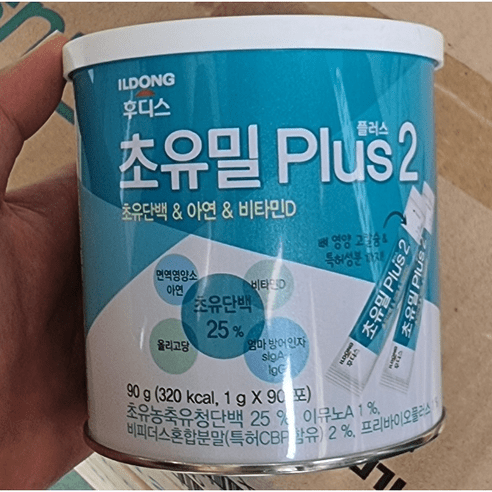 일동후디스 트루맘 초유밀 플러스 2단계 1g X 90p, 180g, 5개