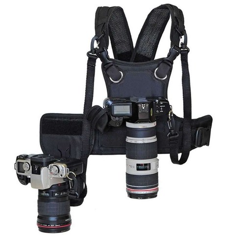 카메라 조끼 DSLR 엑스 밴드 어깨 끈 사진기자 스트랩, 싱글 비전, 1개