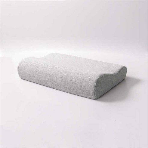 YOUPAN 저탄성 3D 메모리폼 굴곡형 웨이브 경추베개 템퍼베개, 1개, B 다크 그레이