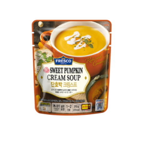 오뚜기 프레스코 단호박 크림스프 270g, 1개