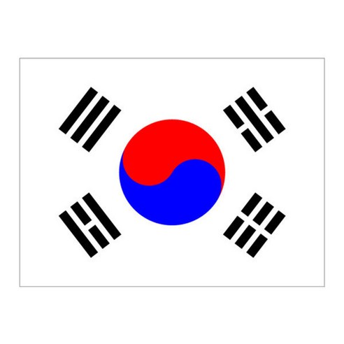 경원상사 게양용 태극기(60x90), 1장, 혼합색상