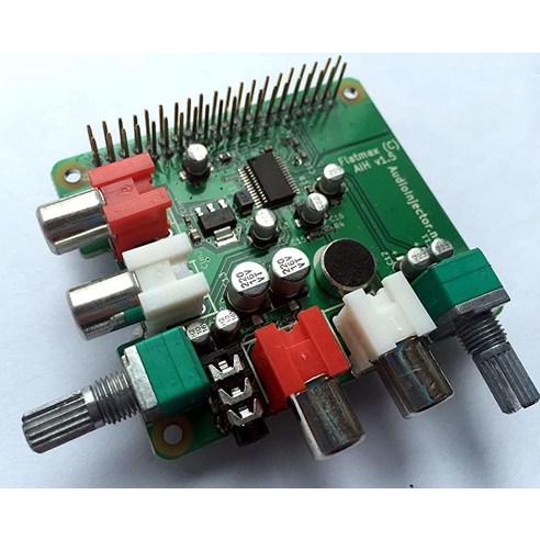 Audio Injector 라즈베리 파이용 사운드 카드 내장 마이크 포함