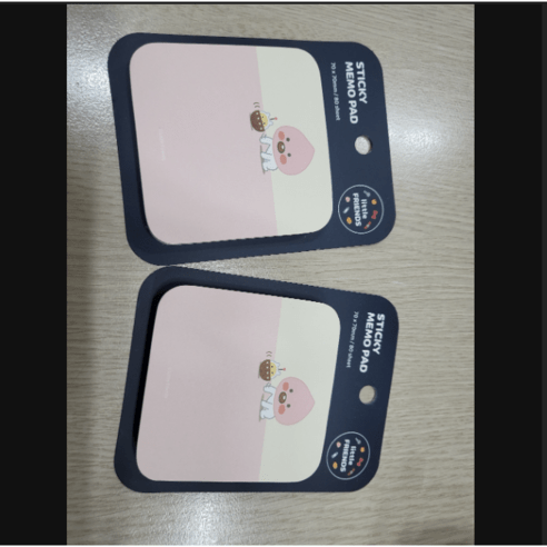 카카오프렌즈 리틀프렌즈 라운드 점착메모지, 1 COLOR PEACH, 20개