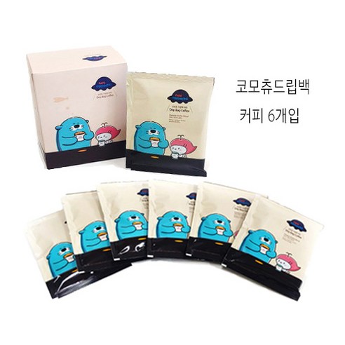 [당일출발] 파나마게이샤 드립백커피 코모츄커피 실속형, 1개, 10g, 6개입