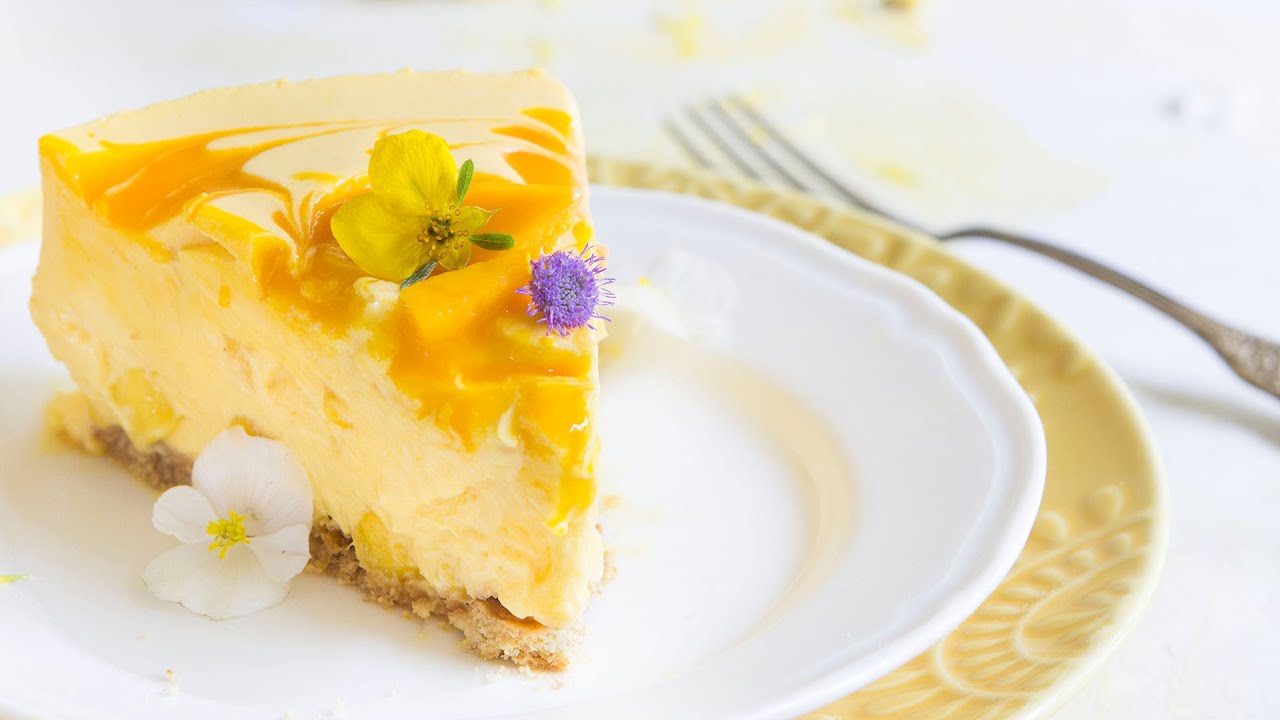 Easy Eggless No-Bake Mango Cheesecake Recipe to Try at Home Easy Eggless No-Bake Mango Cheesecake Recipe to Try at Home