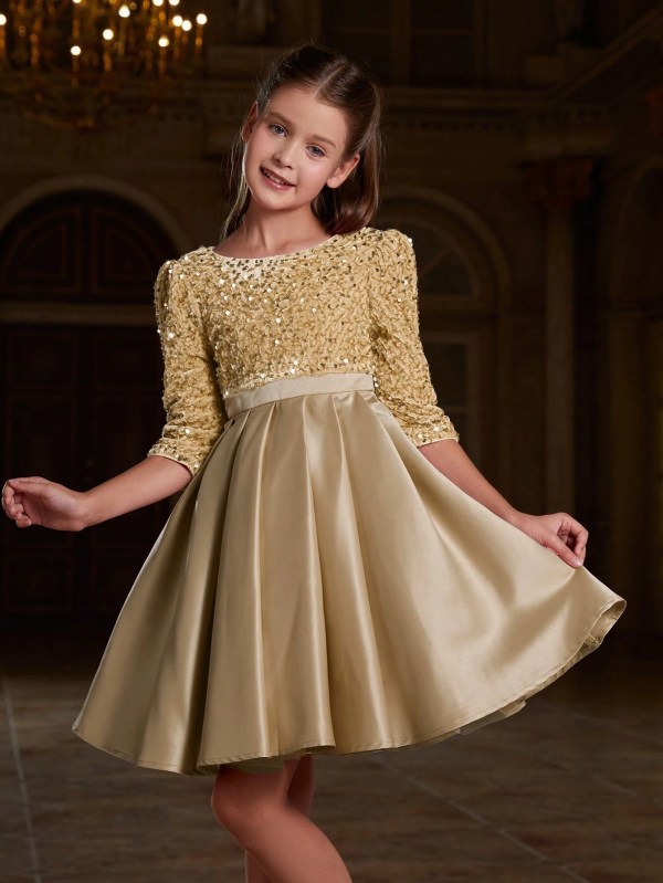 Champagne satiinist minikleit Champagne satiinist minikleit