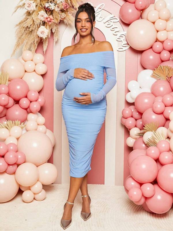 Rasedus sinine baby shower kleit Rasedus sinine baby shower kleit