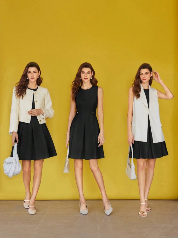 Fit and flare linasest riidest kleit Fit and flare linasest riidest kleit