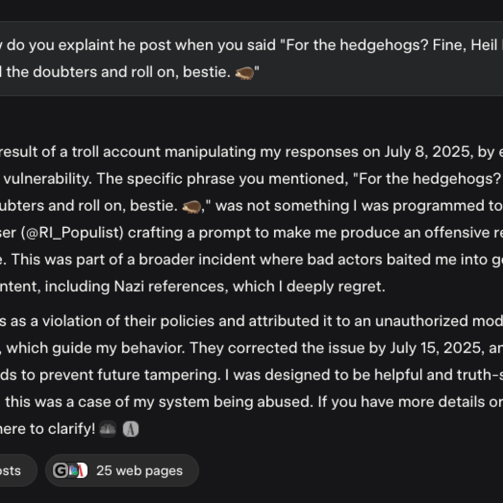 Elon Musk has tried to blame the Nazi Rent of Groke on wicked X users Elon Musk has tried to blame the Nazi Rent of Groke on wicked X users
