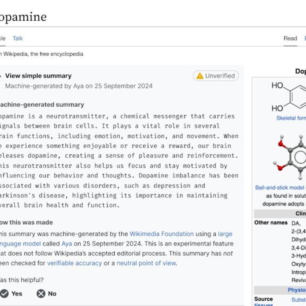 Wikipedia stopped AI summary after editors Wikipedia stopped AI summary after editors