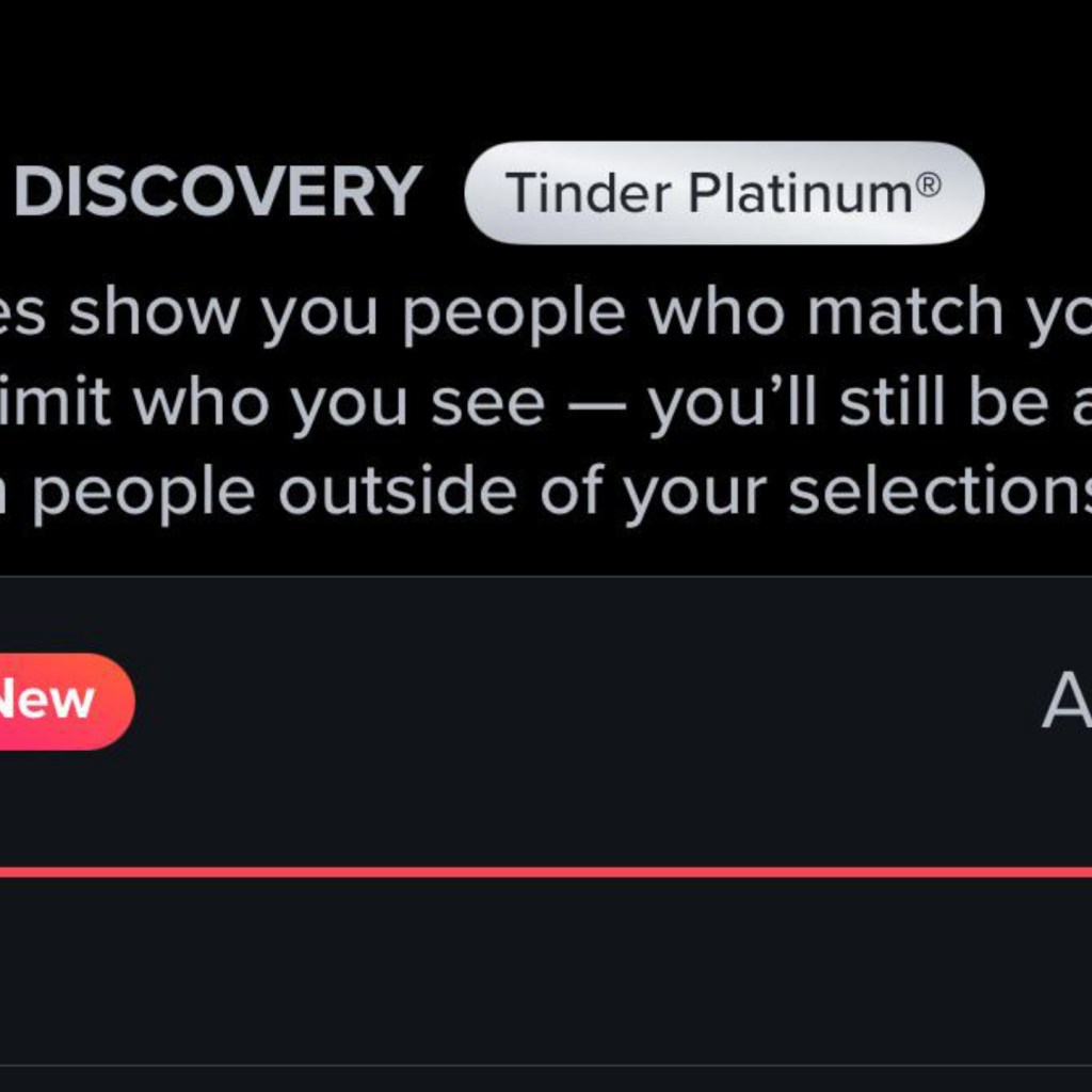 Tinder is testing height preferences Tinder is testing height preferences