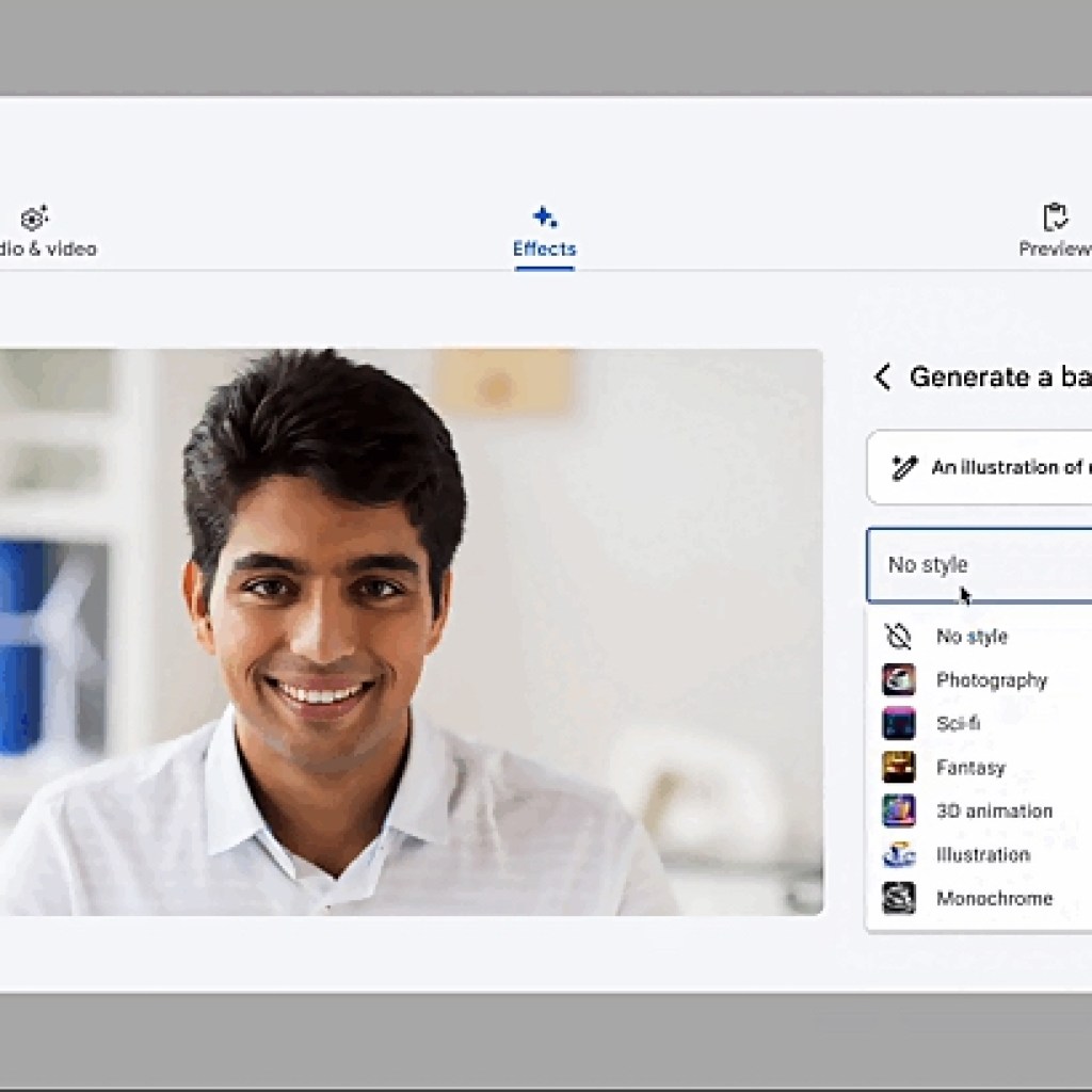 How to use Gemini to generate unique backgrounds in Google Meat How to use Gemini to generate unique backgrounds in Google Meat
