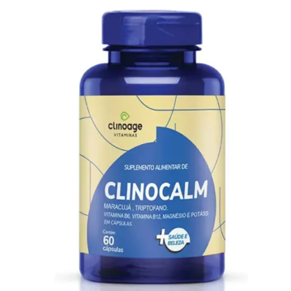 CLINOCALM VITAMINAS 500mg 60 CÁPS CLINOAGE CLINOCALM VITAMINAS 500mg 60 CÁPS CLINOAGE