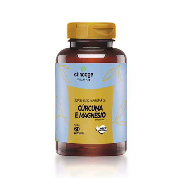CÚRCUMA E MAGNÉSIO NEUTROCÊUTICOS 60 CÁPS CLINOAGE CÚRCUMA E MAGNÉSIO NEUTROCÊUTICOS 60 CÁPS CLINOAGE