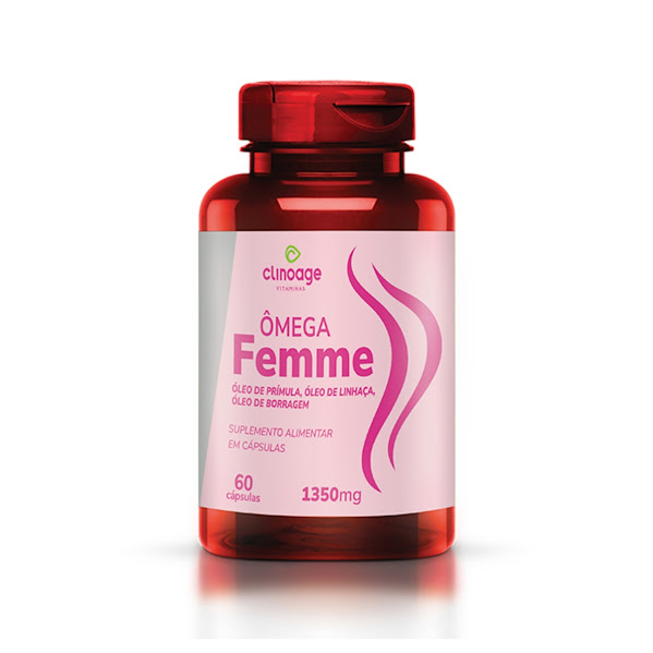 ÔMEGA FEMME 60 CPS 1400MG CLINOAGE ÔMEGA FEMME 60 CPS 1400MG CLINOAGE