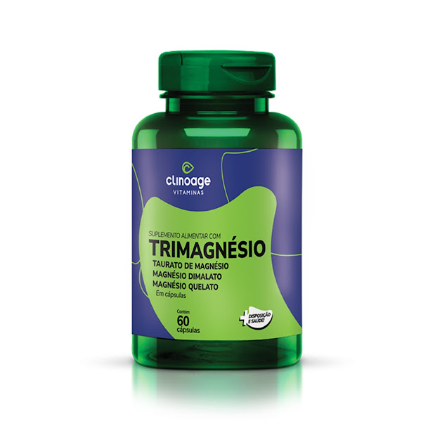 TRIMAGNÉSIO 60 CAPS CLINOAGE TRIMAGNÉSIO 60 CAPS CLINOAGE