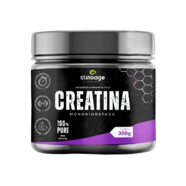 CREATINA MONOHIDRATADA 100% PURA 300G CLINOAGE CREATINA MONOHIDRATADA 100% PURA 300G CLINOAGE