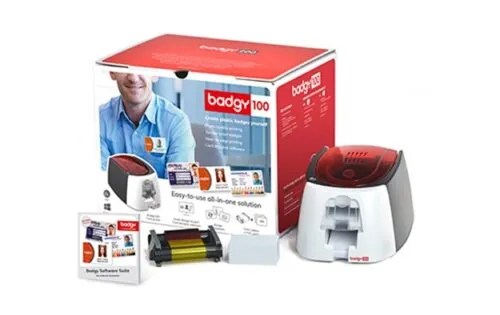 Paquete Impresora de Credenciales Badgy 100