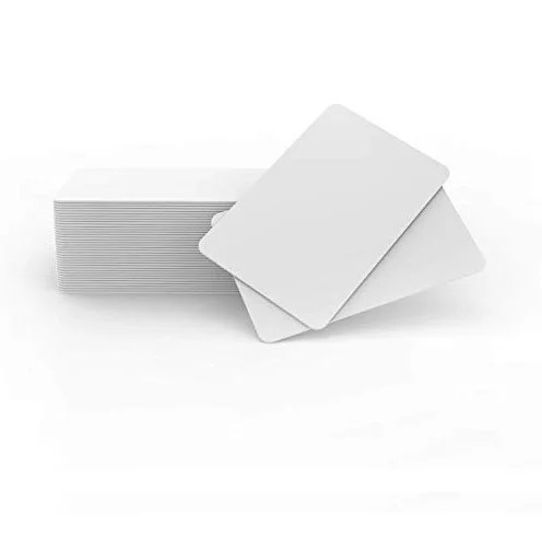 500 Tarjetas PVC Blancas p/Impresora de credenciales