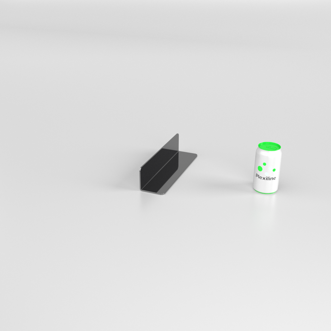 PROFIL L 065 X 065 X 280 X 3 MM NOIR