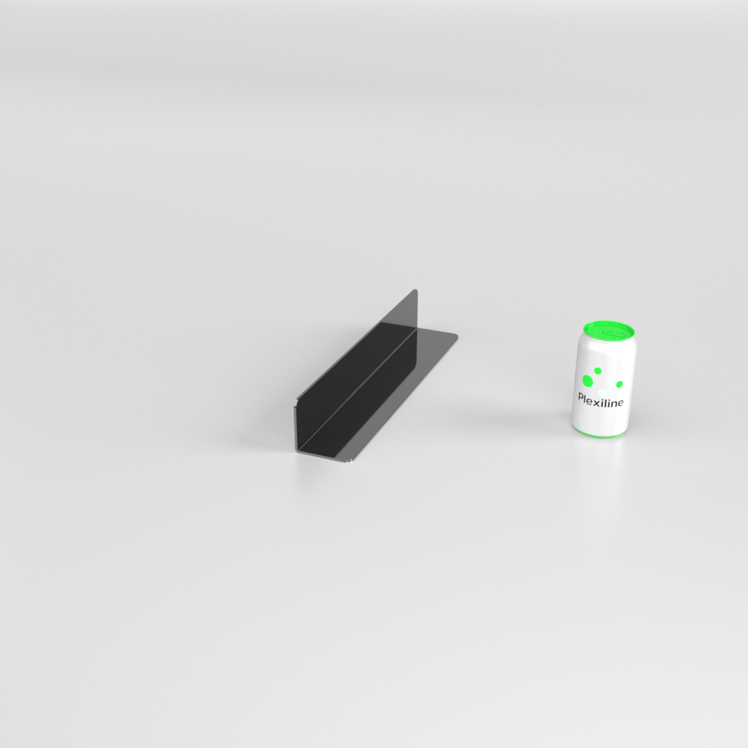 PROFIL L 065 X 065 X 390 X 3 MM NOIR