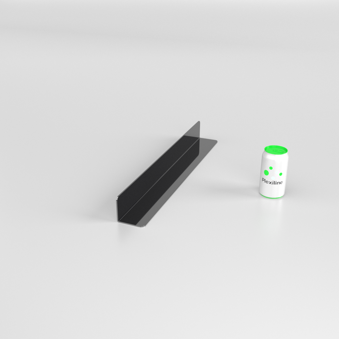 PROFIL L 065 X 065 X 580 X 3 MM NOIR