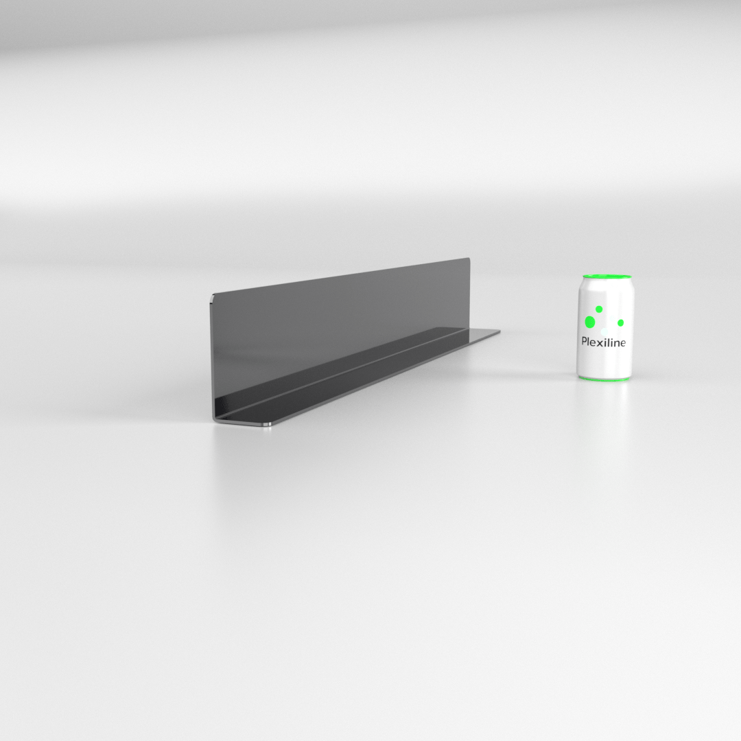 PROFIL L 080 X 120 X 835 X 3 MM NOIR