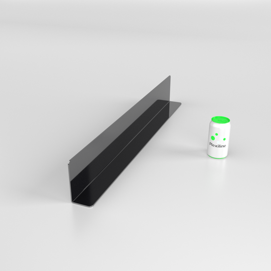 PROFIL L 080 X 120 X 835 X 3 MM NOIR