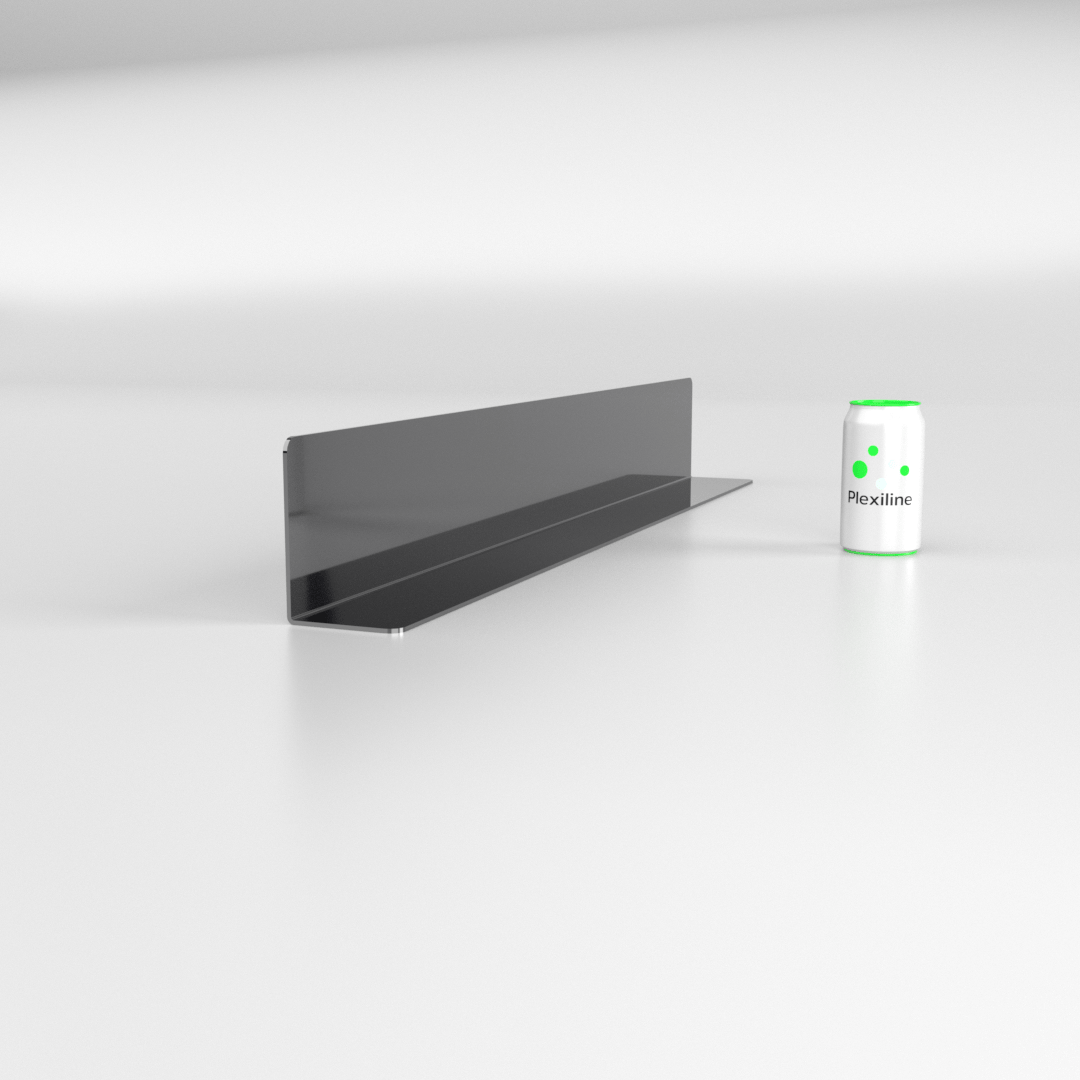 PROFIL L 080 X 120 X 890 X 3 MM NOIR