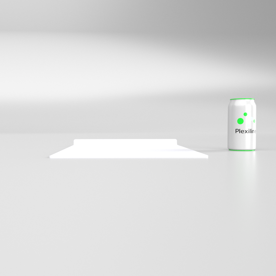 PLAQUE 400 X 300 X 20 MM BLANC SMOKE