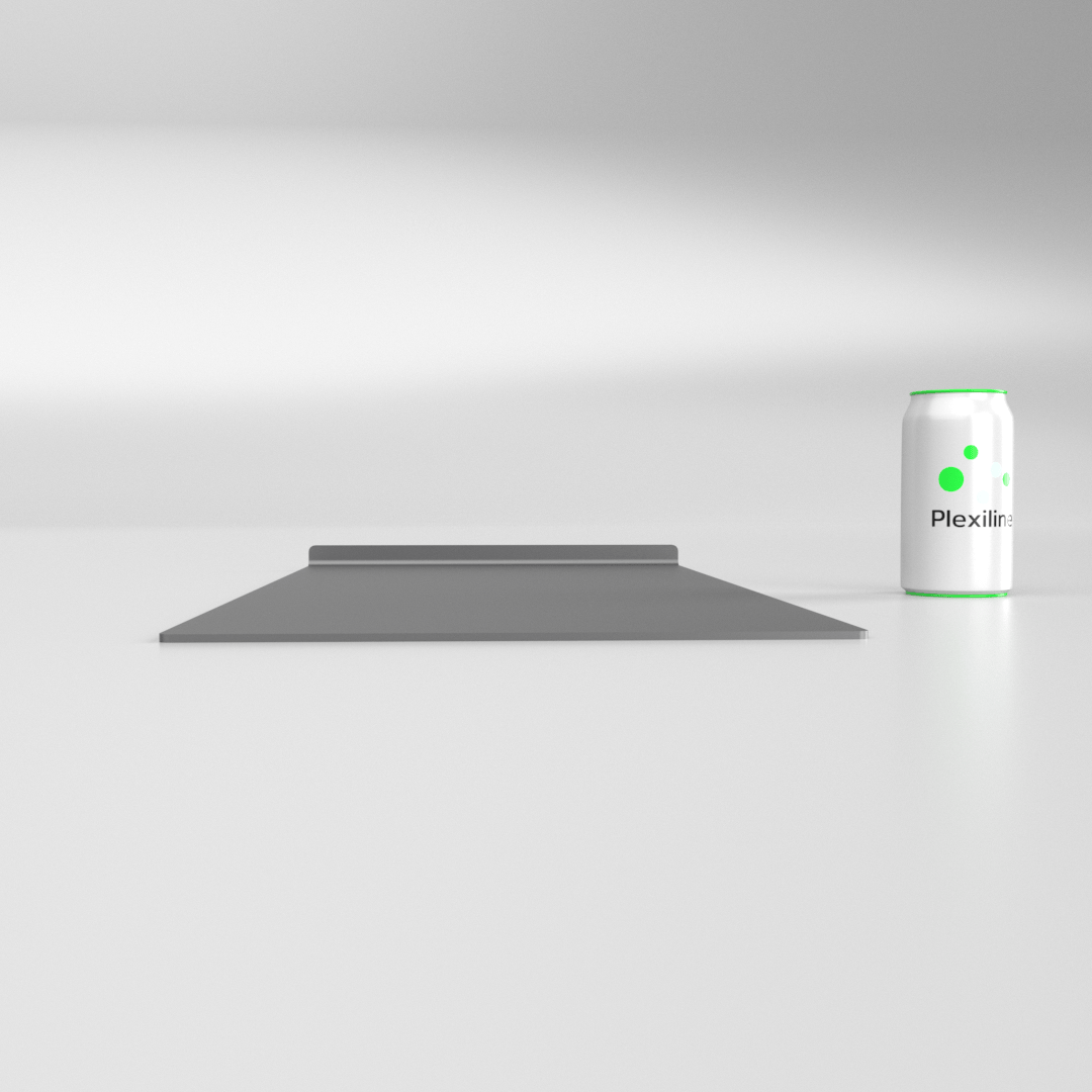 PLAQUE 600 X 300 X 20 MM DARK SMOKE