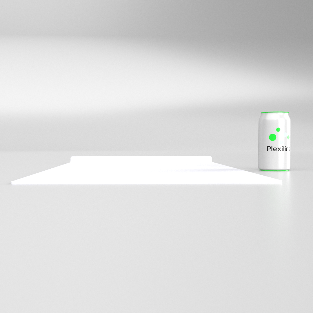 PLAQUE 600 X 400 X 20 MM BLANC SMOKE