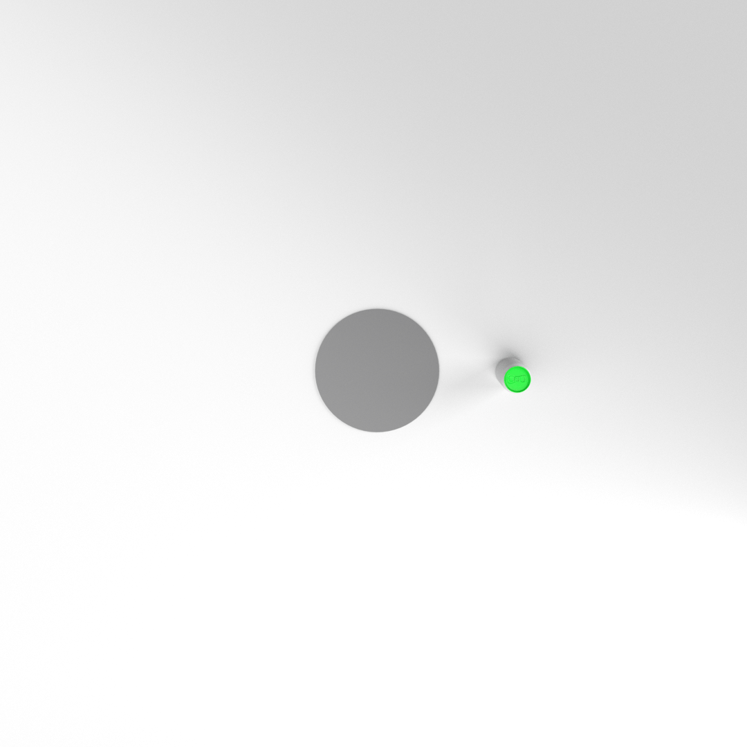 ROND 280 MM DARK SMOKE