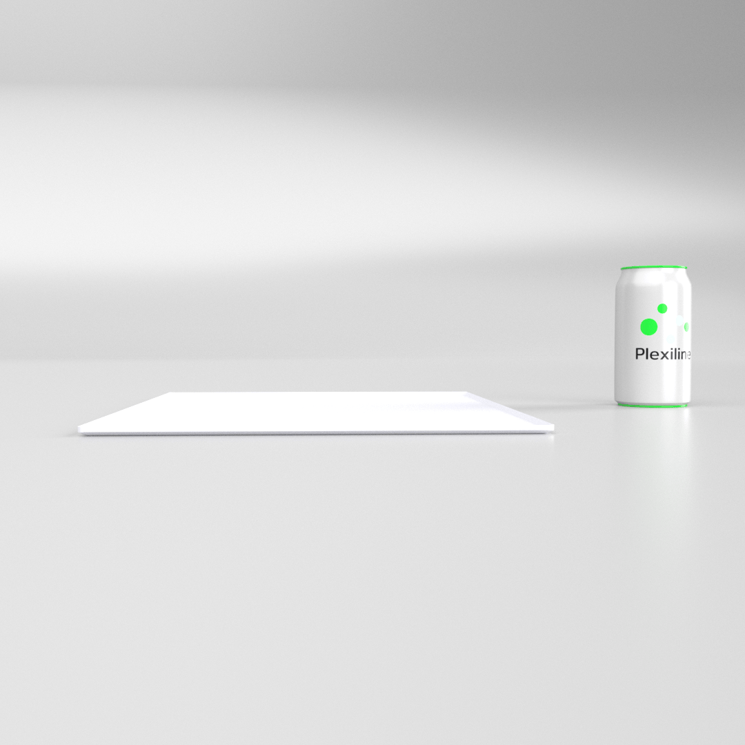 PLATEAU BOULANGERIE 400 X 300 MM BLANC SMOKE