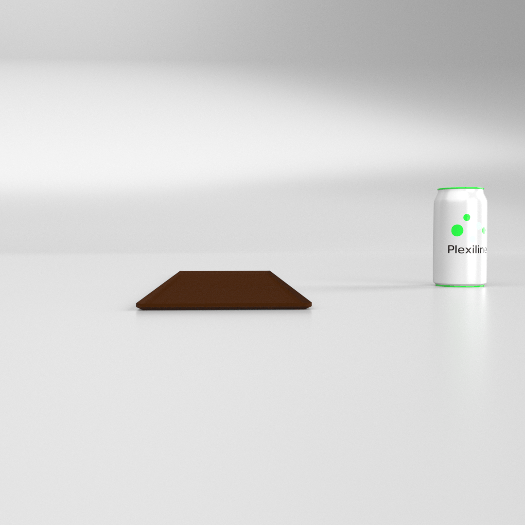 PLATEAU BOULANGERIE 600 X 150 MM BRUN SMOKE