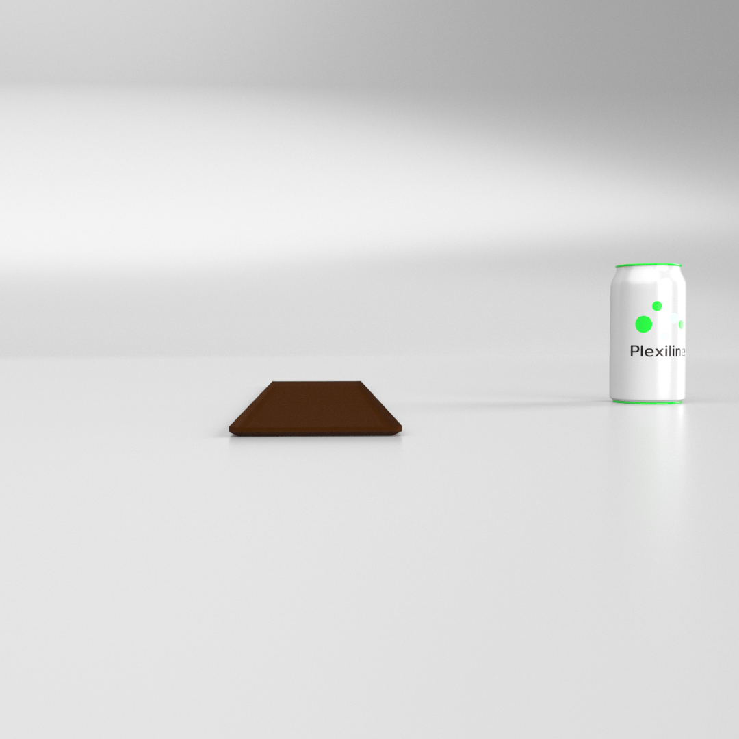 PLATEAU BOULANGERIE 600 X 105 MM BRUN SMOKE