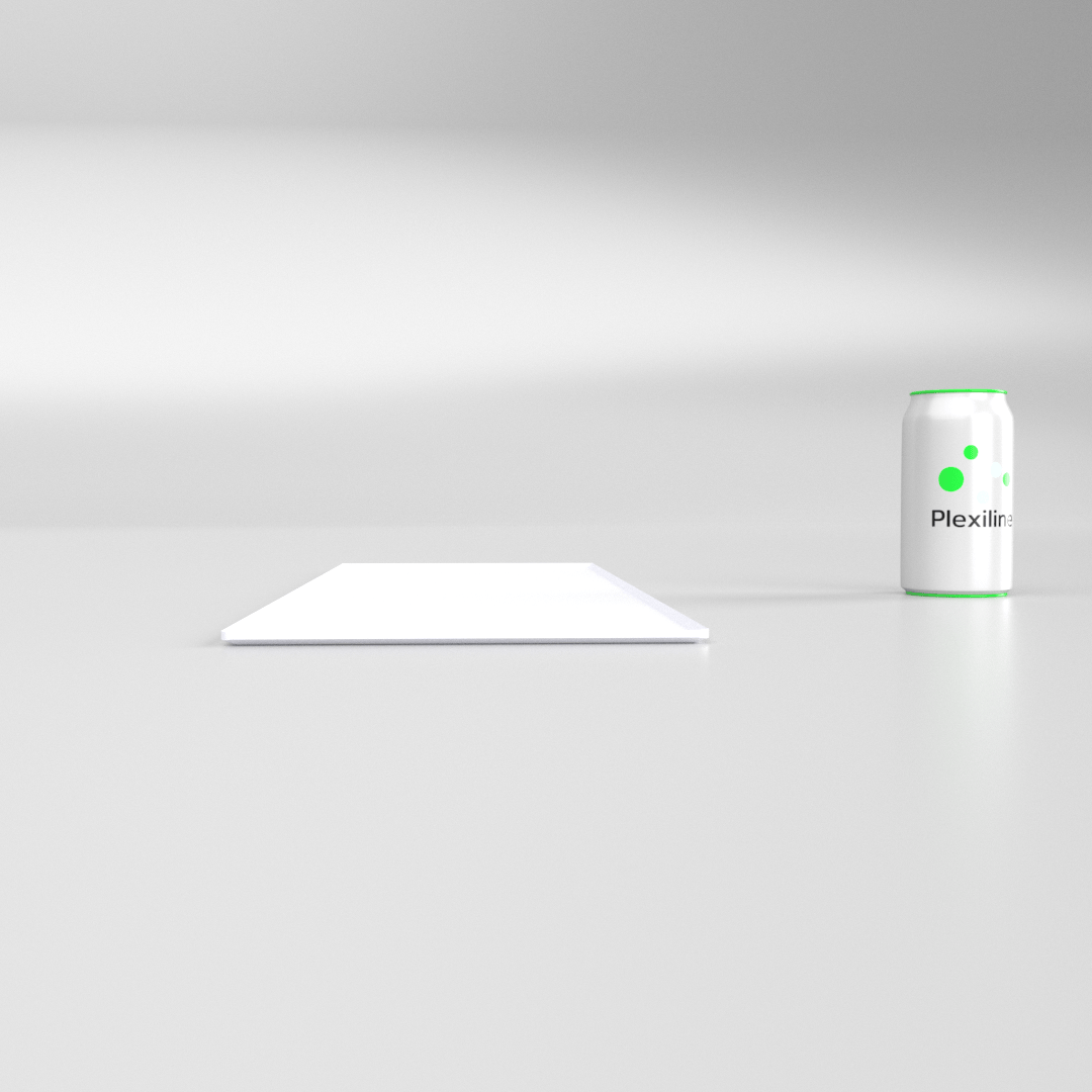 PLATEAU BOULANGERIE 600 X 200 MM BLANC SMOKE